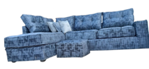 Hawkins Blue L shape Sofa