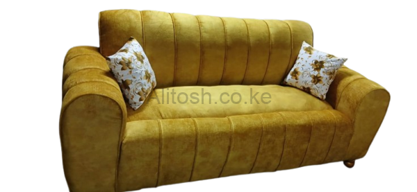 Golden Brown Two Seat Sofa