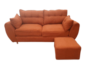 Burnt Orange Butterfly Sofa