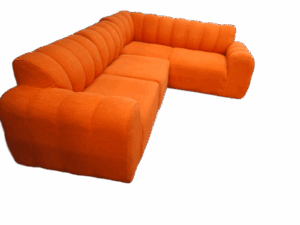 Orange L Bubble Seat Sofa