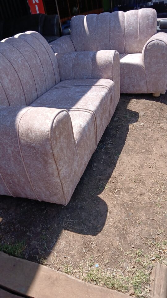 5-Seater Sofa Set (3+2) in Mixed Cream and Beige